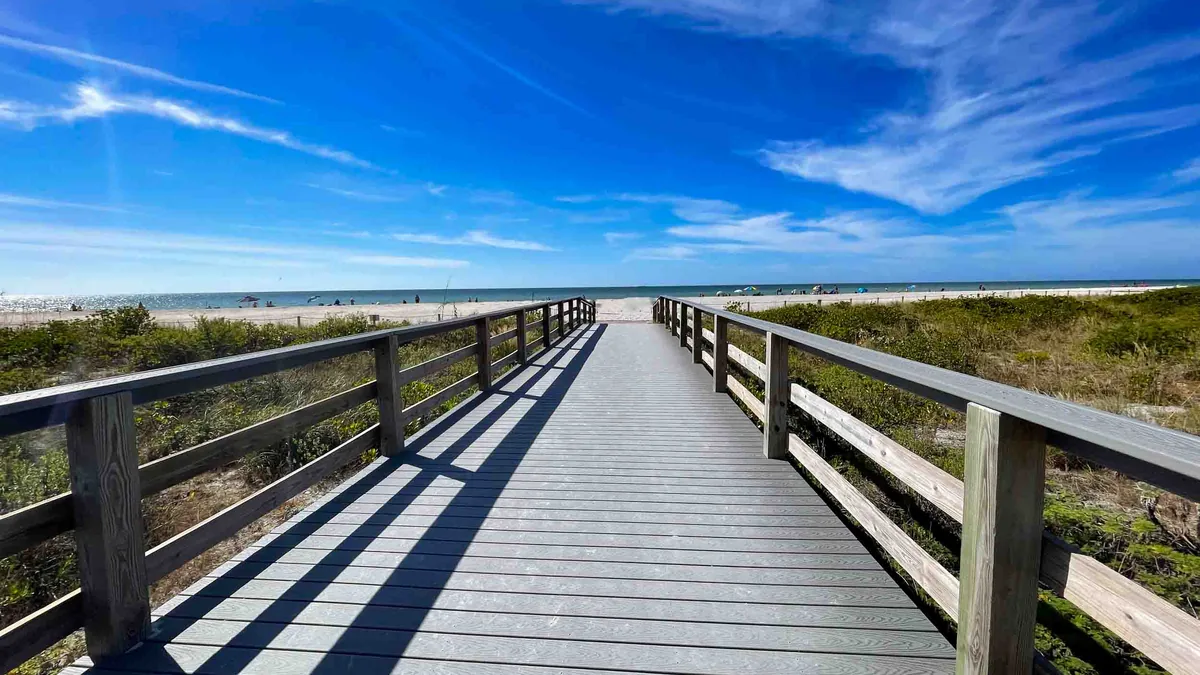Naturstrand Bowman’s Beach auf Sanibel zum Muschelsuchen