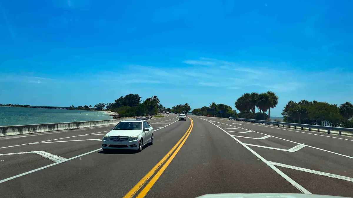 Fahrt über den Sanibel Causeway zu den Strandabschnitten