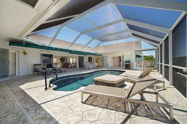 Villa Maurina - Ferienhaus Cape Coral mit Golfzugang, beheizbarer Pool & Dock - Bild 5