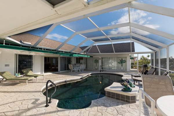 Villa Maurina - Ferienhaus Cape Coral mit Golfzugang, beheizbarer Pool & Dock - Bild 21